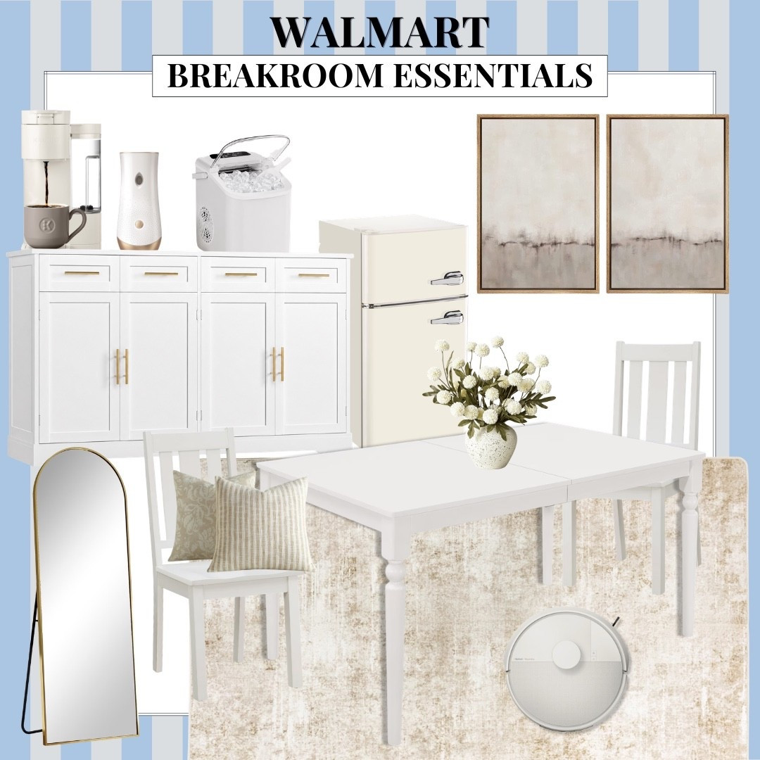 Make your work breakroom feel a little more like home. From a coffee station and mini fridge to cozy decor and everyday essentials, these Walmart finds make it easy to create a space everyone will actually enjoy spending time in.

Breakroom essentials, Walmart home finds, office kitchen, coffee station, mini fridge, office decor, workplace organization, office refresh, employee lounge, work space ideas, Walmart finds, AudrieDollins

#LTKdayinmylife #LTKOver40 #LTKWorkwear
