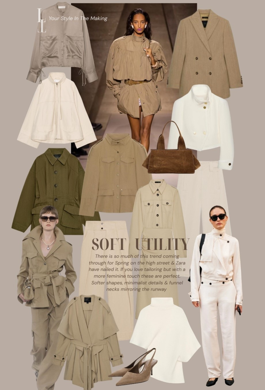 Lots of gorgeous soft utility styles coming through on the high street from the runway. Zara have nailed it! If you love tailoring with a more feminine touch these are for you! 

Zara, trend, utility, ss26 

#LTKuk #LTKspringtrends #LTKspring