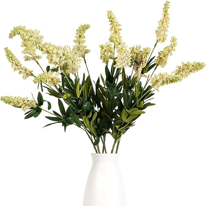 Melorca&Guilla Artificial Plants,6PCS 29" Green Faux Branches for Vase,Faux Greenery Stems Vase B... | Amazon (US)