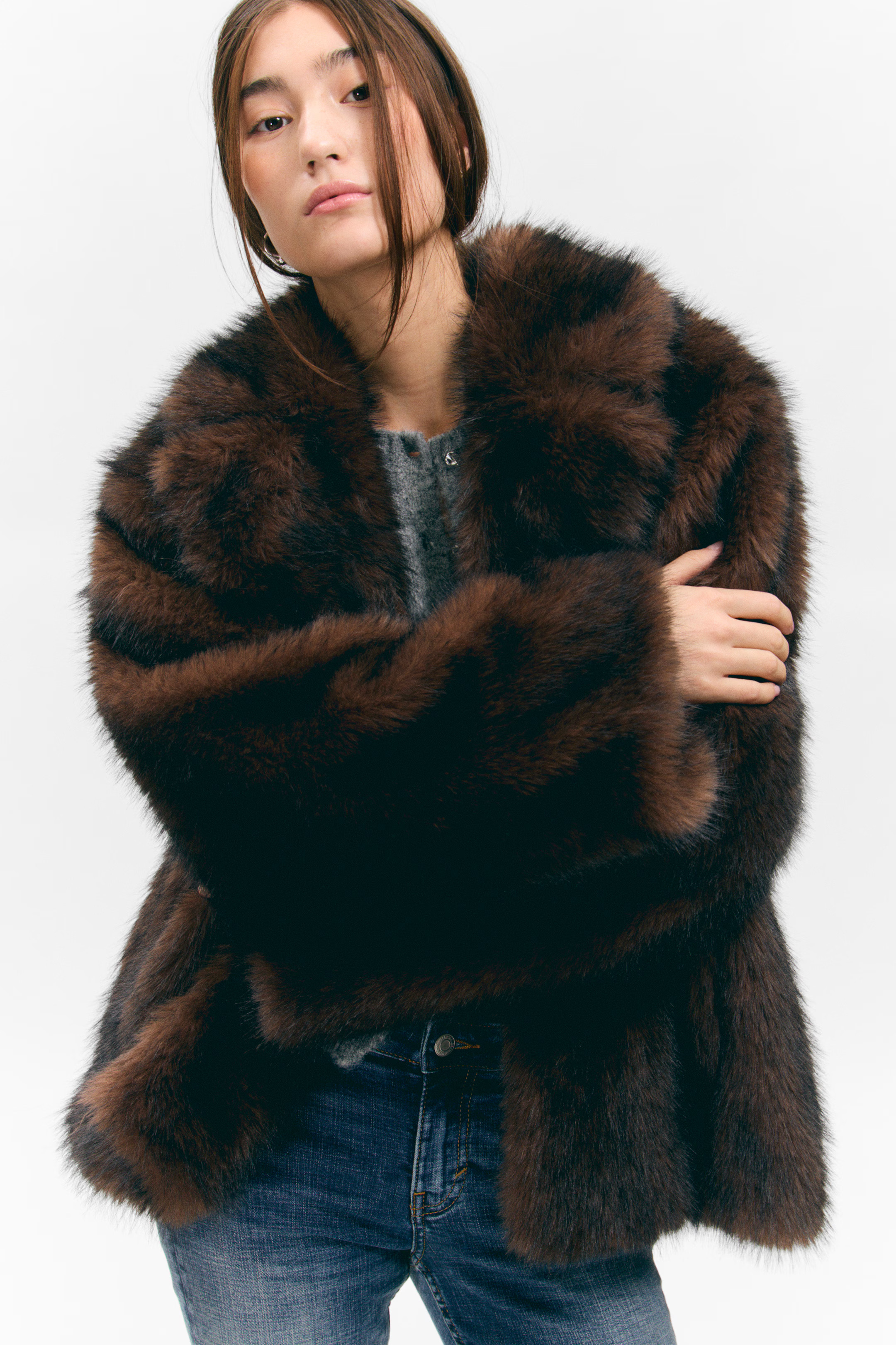 Faux Fur Jacket | H&M (UK, MY, IN, SG, PH, TW, HK)