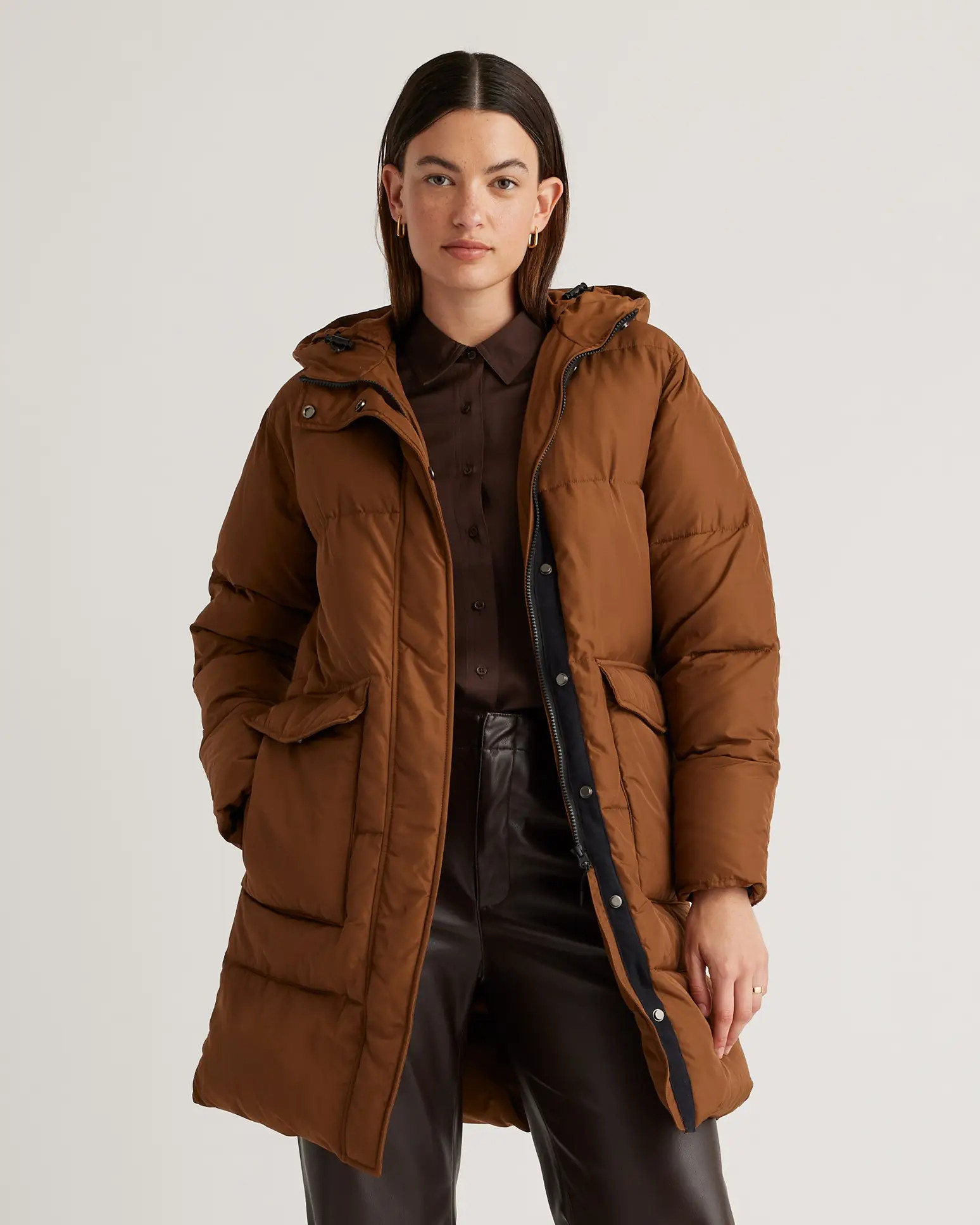 Featherless Long Puffer Parka | Quince