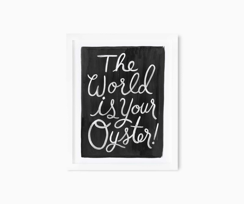 World Is Your Oyster Art Print | Rifle Paper Co. | Rifle Paper Co.