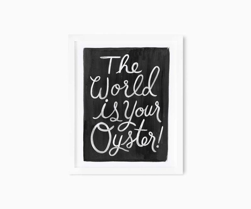 World Is Your Oyster Art Print | Rifle Paper Co.