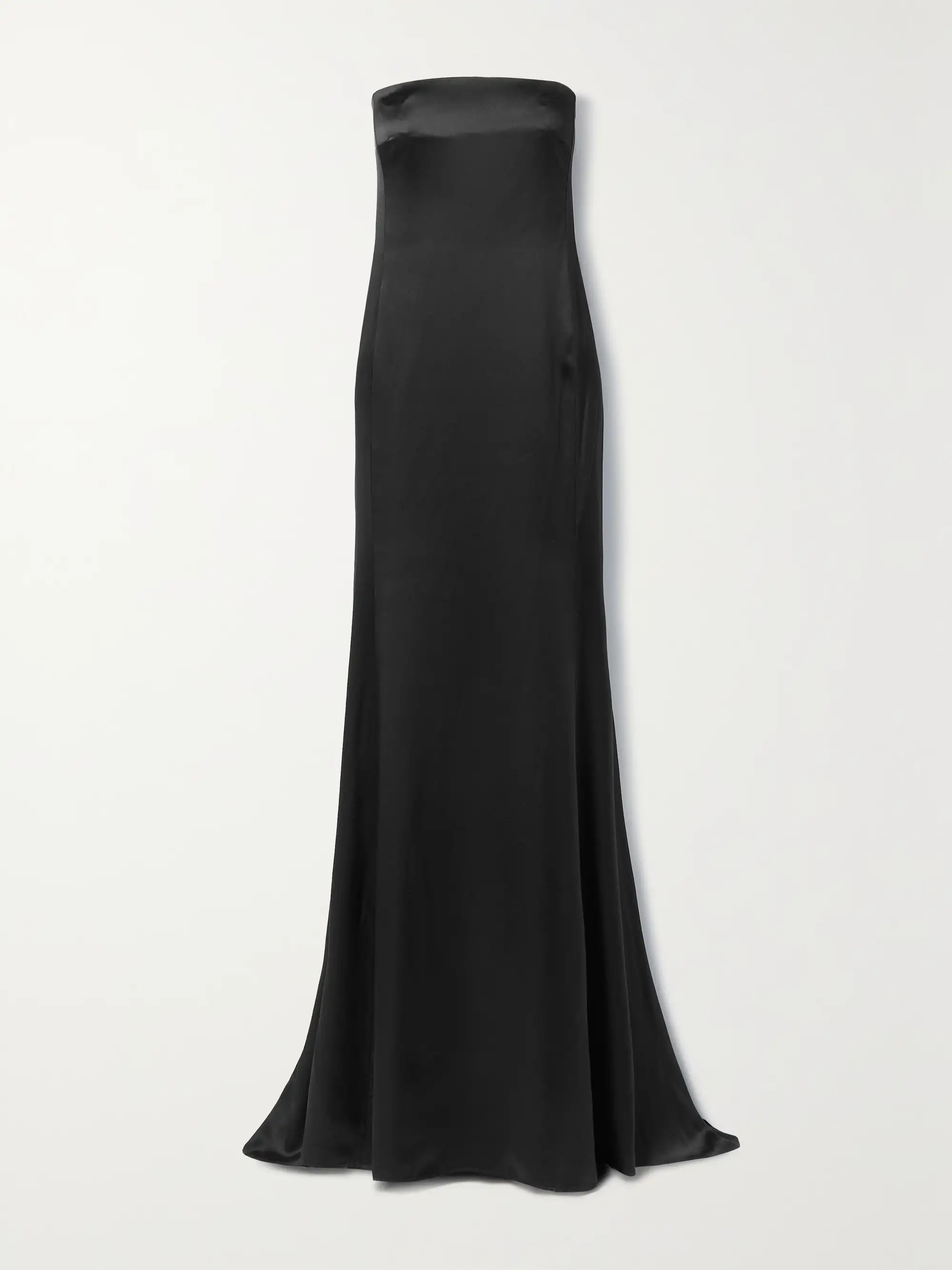 Esmee strapless silk-satin gown | NET-A-PORTER (US)