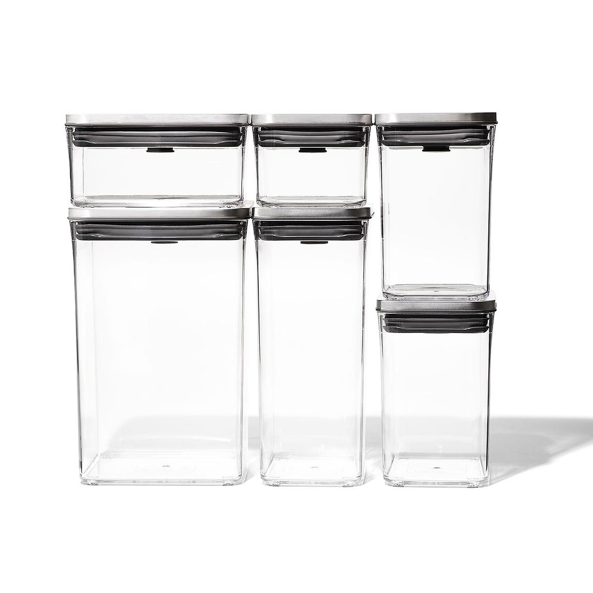 OXO Steel Pop Container Set of 6 | The Container Store