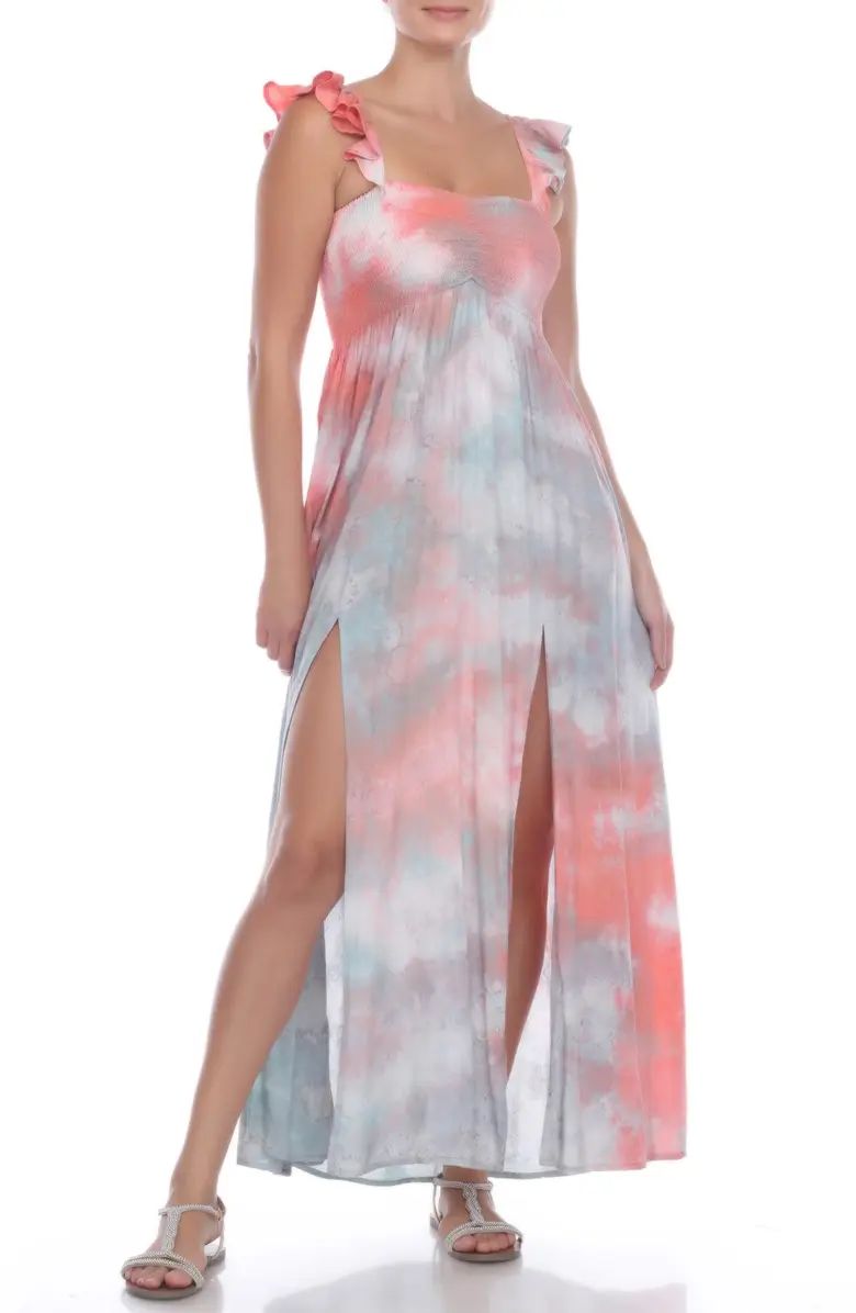 Off-the-Shoulder Tie-Dye Maxi Dress | Nordstrom Rack