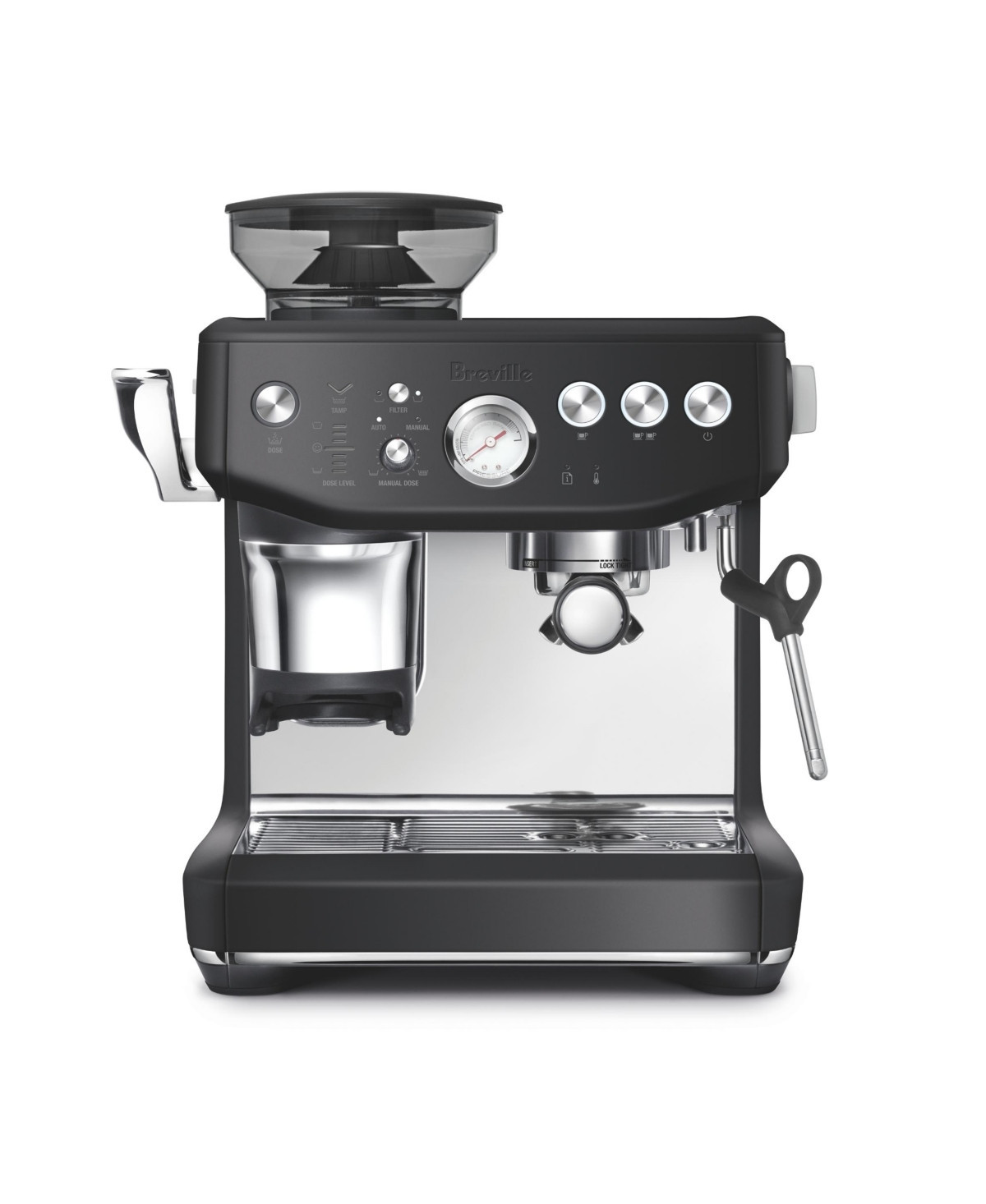 Breville Barista Express Impress Espresso Machine - Black Truffle | Macy's