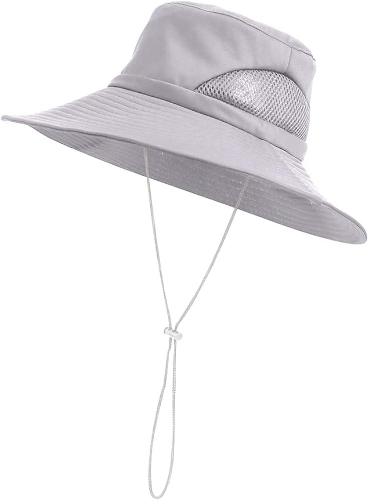 Hairbrella Stylish Waterproof Satin Lined Sun Hat, UV Protection, Wide Brim Beach Hat, Adjustable... | Amazon (US)