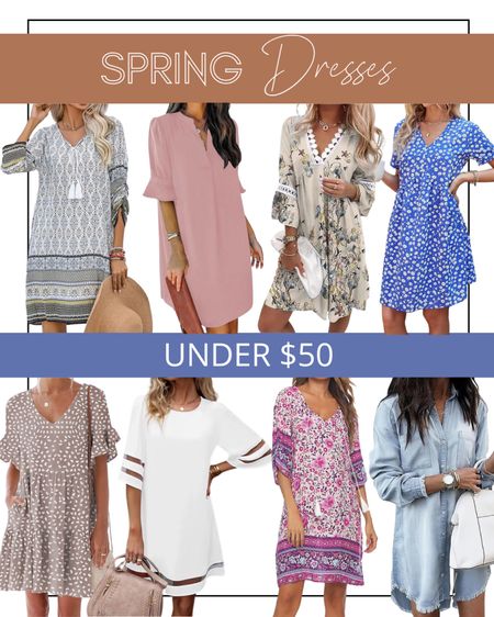 Spring dresses under $50, resort outfits 

#LTKSeasonal #LTKstyletip #LTKfindsunder50