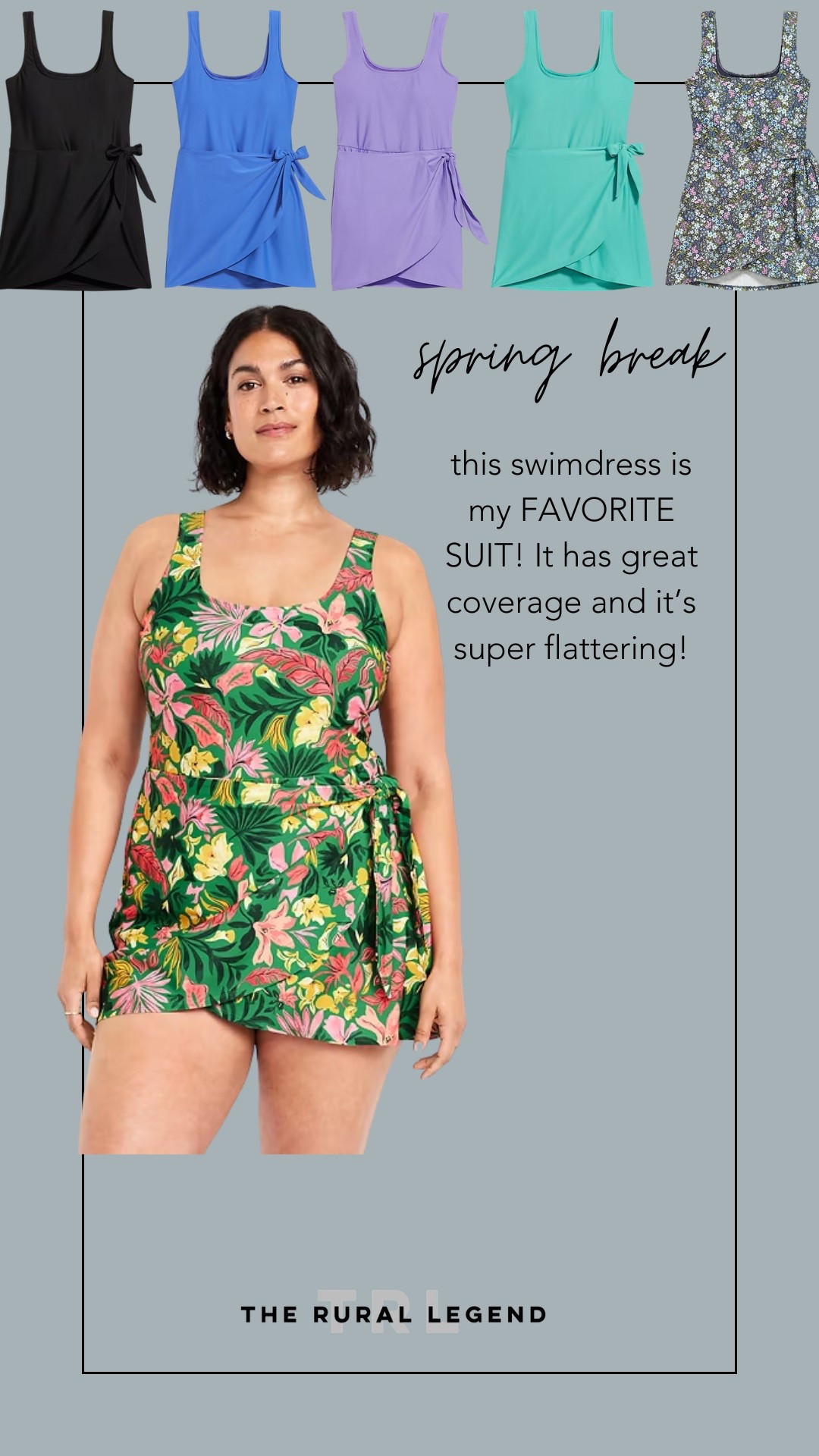 The most flattery swimsuit for all body types! 50% off

swim dress 

#LTKFindsUnder50 #LTKSwim #LTKSaleAlert