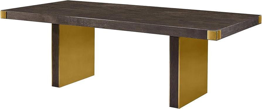 TOV Furniture Selena Chocolate Brown Ash Dining Table by Inspire Me! Home Decor | Amazon (US)