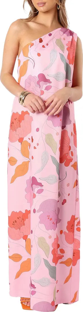 Tillie Floral One-Shoulder Maxi Dress | Nordstrom