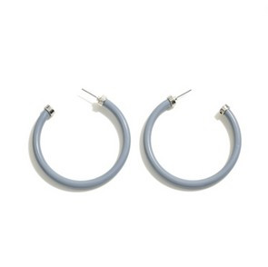 Powder Coated Hoop Earrings | Shop Bijou