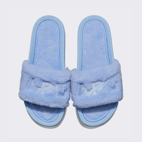 Women's Shearling Slide Ice Blue | APL