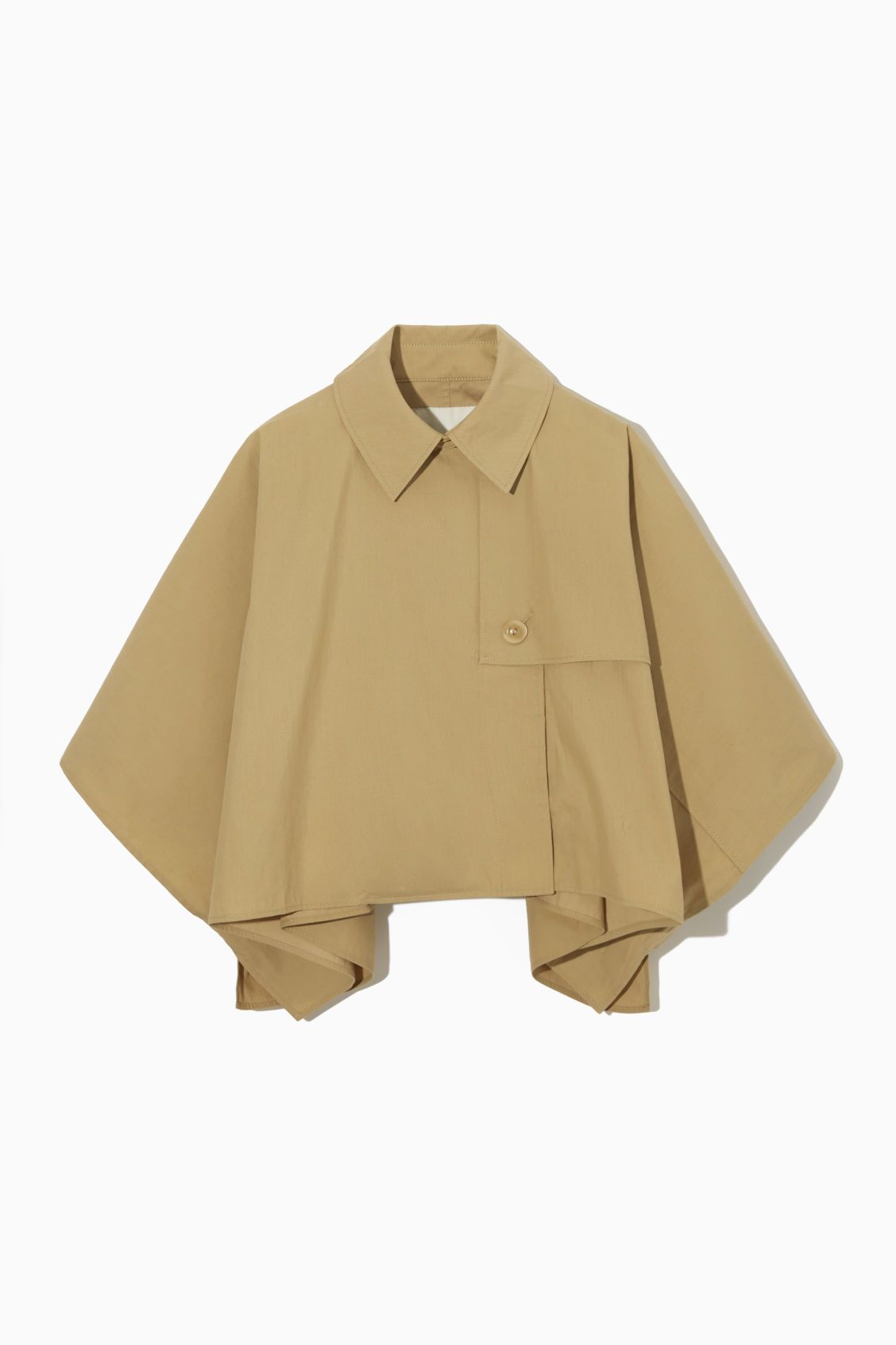 CROPPED TRENCH COAT CAPE | COS (US)