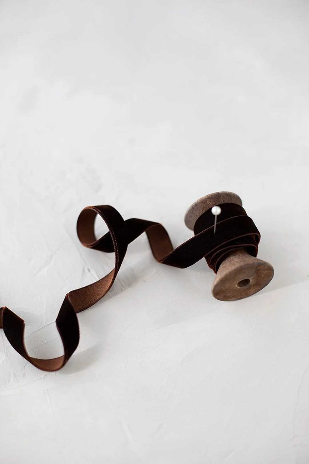 Chocolate Brown Japanese Rayon Velvet Ribbon 1/8 - Etsy | Etsy (US)