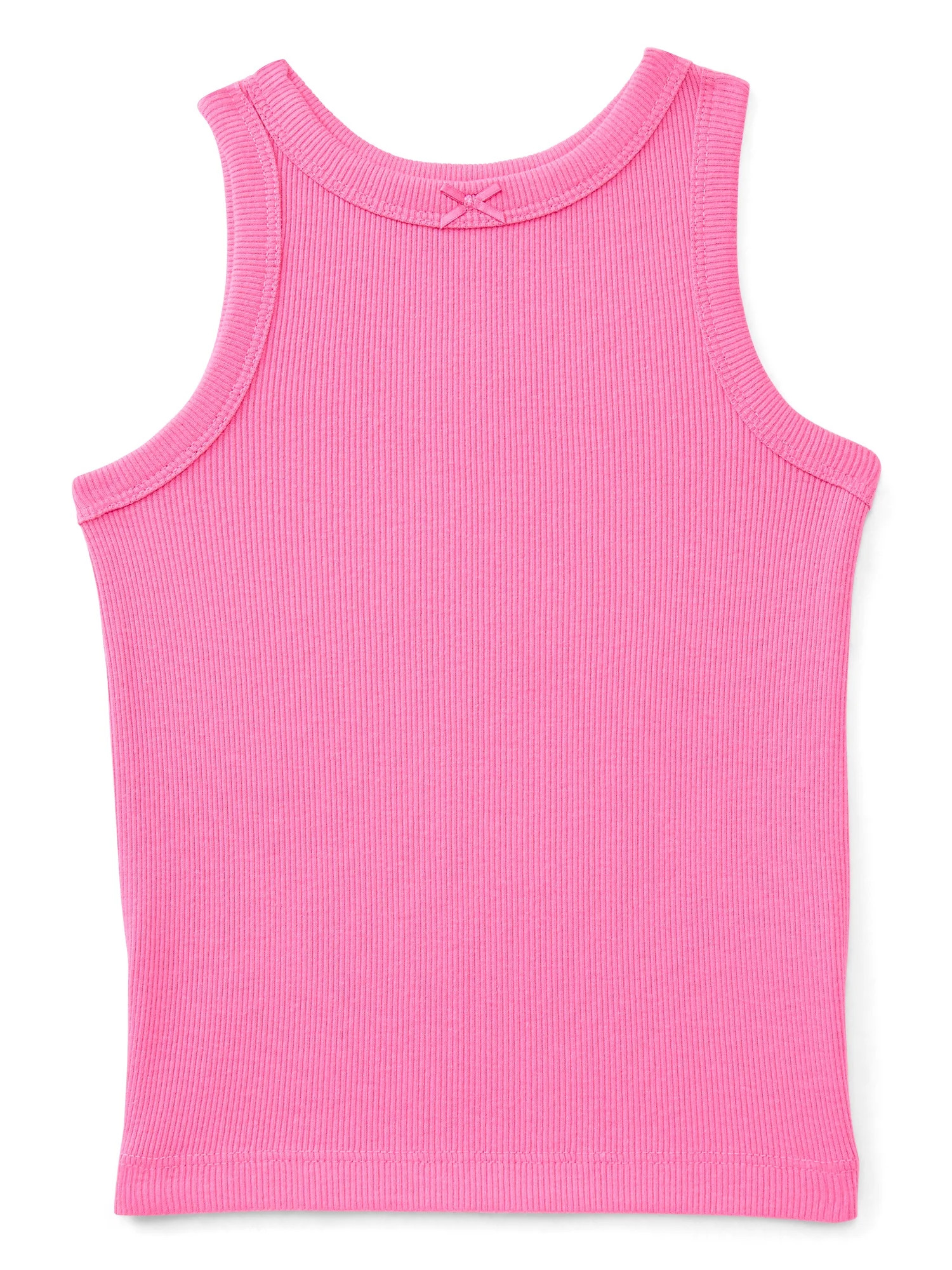 Wonder Nation Toddler Girls Ribbed Tank Top, Sizes 18M-5T | Walmart (US)