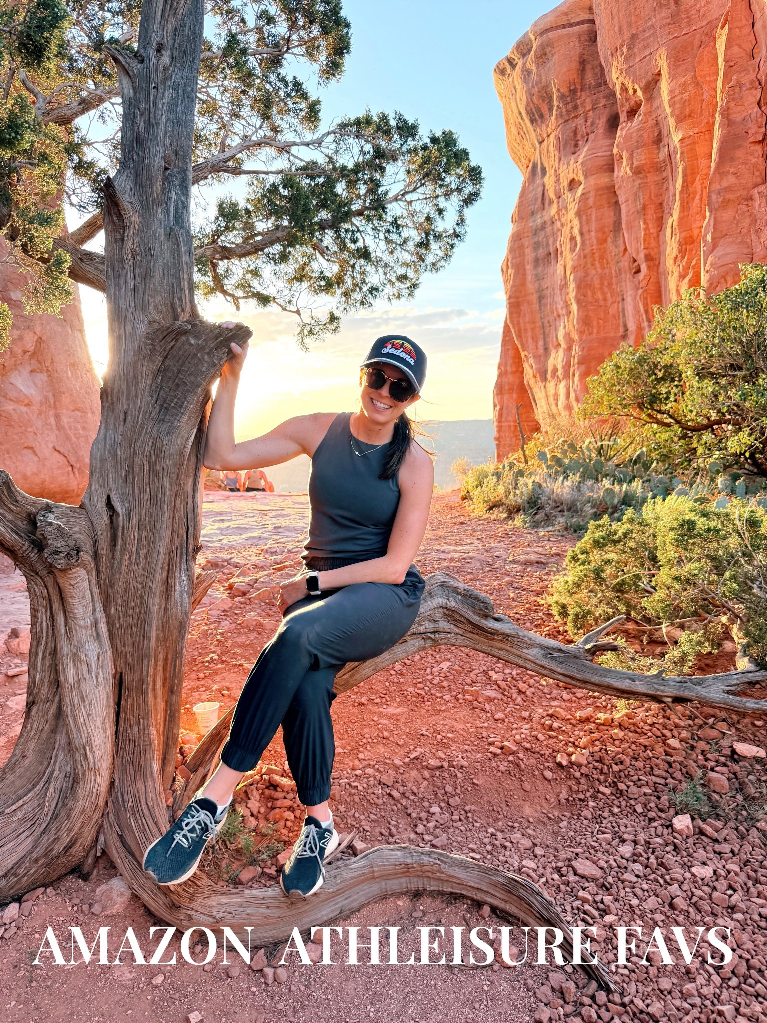 This Amazon tanktop with a built in bra has been my favorite for years- I have it in so many colors! These Amazon Vuori dupe  joggers are also amazing 🤍

#LTKootd #LTKActive #LTKTravel