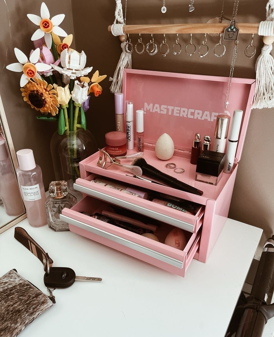 Loving the pink toolbox used as makeup organization trend 🤪

#LTKselfcare #LTKmorningroutine #LTKBeauty
