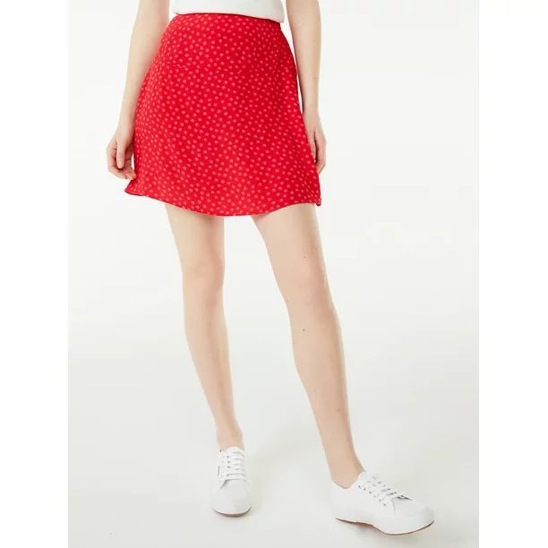 Free Assembly Women's Flutter Mini Skirt | Walmart (US)