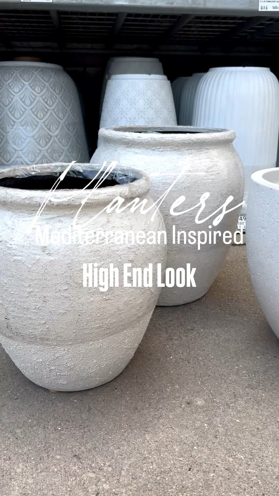 These viral planters have been a top seller for good reason. The beautiful texture and shape are Mediterranean inspired  

#LTKSeasonal #LTKHome #LTKOver40