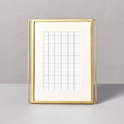 Wire-Edge Brass Picture Frame Antique Finish - Hearth & Hand™ with Magnolia | Target