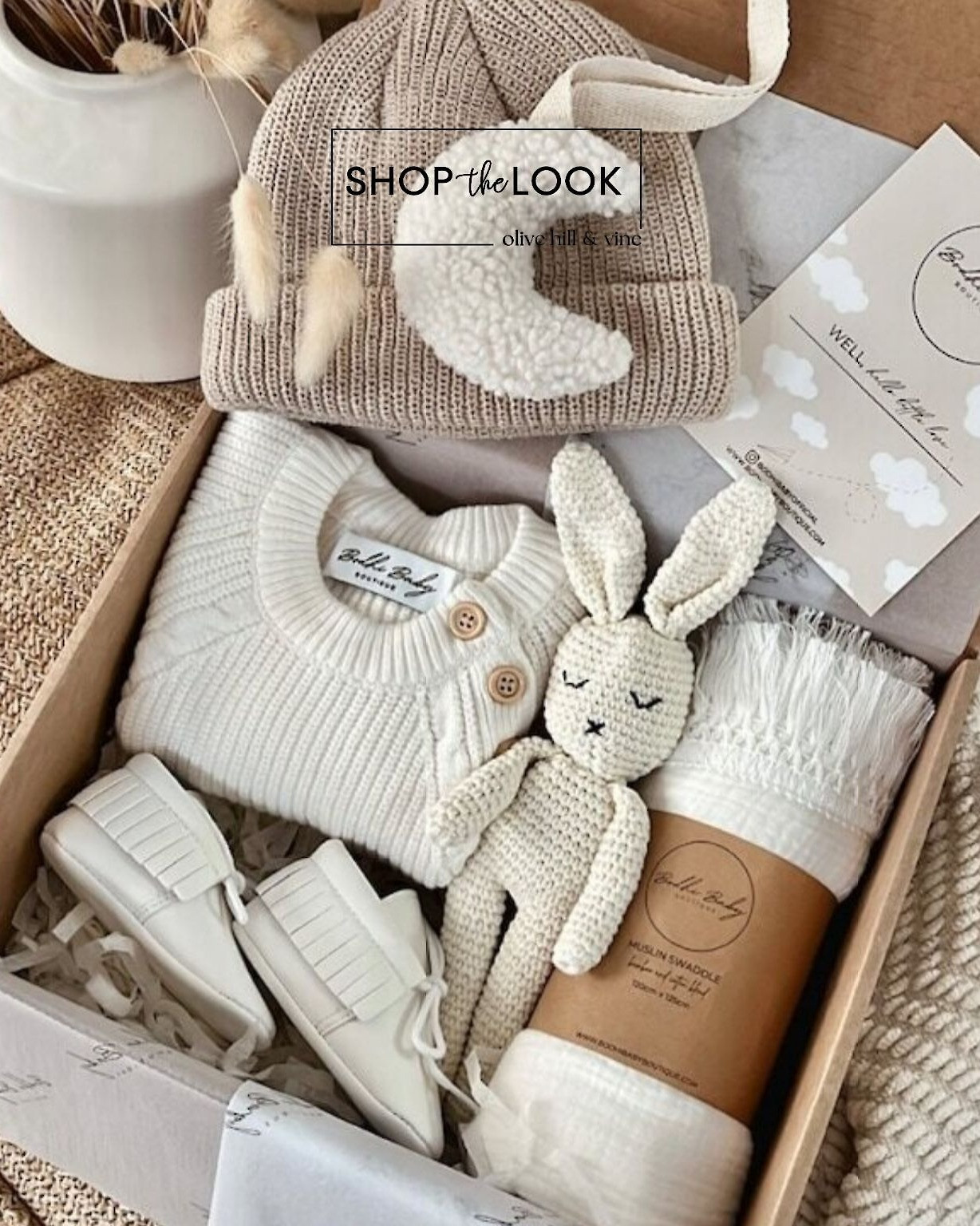 A well-chosen gift set makes welcoming a little one even more special, and this one is a favorite. The Cloud Nine set is a dream, featuring a ribbed sweater onesie, bunny, wooden rattle, mini moon paci holder, swaddle, and moccasins—thoughtfully curated for sweet moments.  

 

#LTKHome #LTKBaby #LTKBump