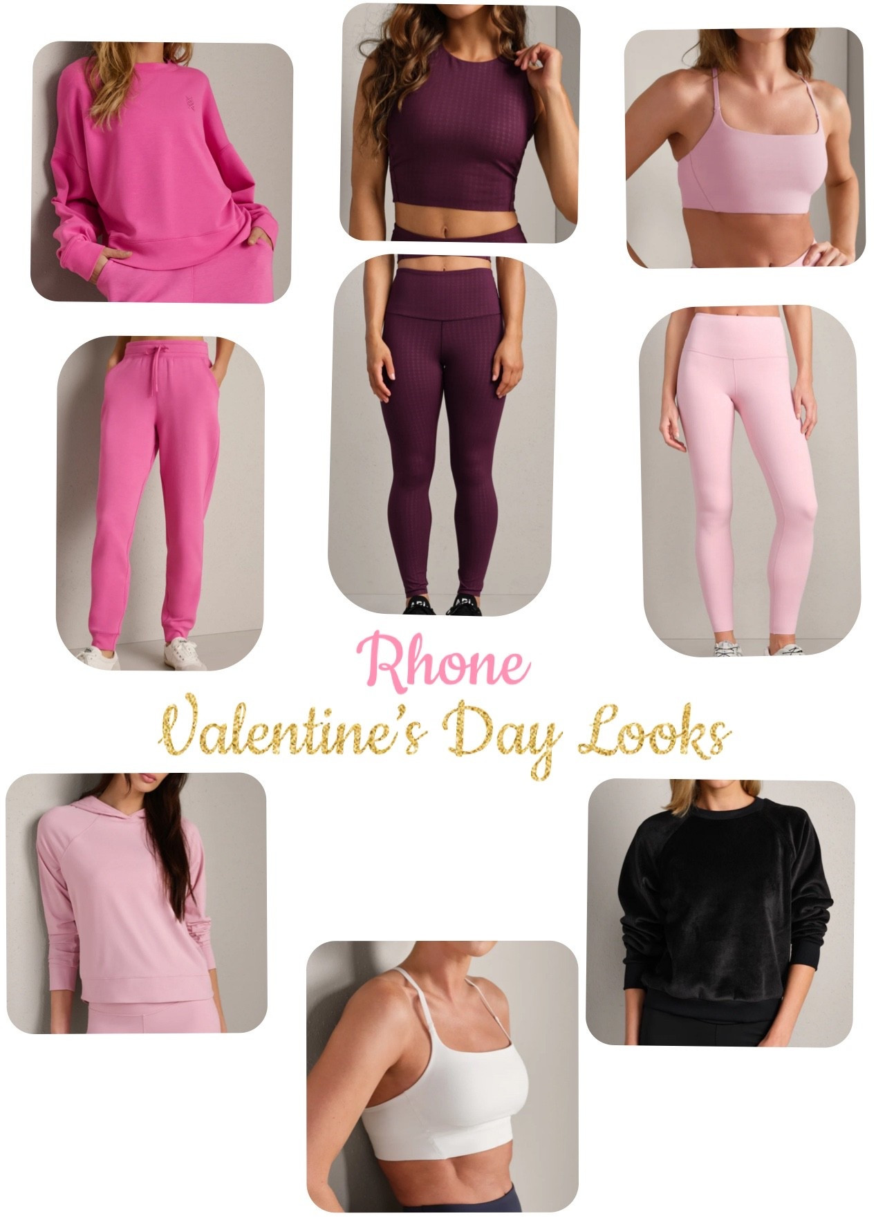 Bring Valentine’s Day to your workouts with these looks!! Love that Rhone is bringing all things holiday and seasonal!! These colors will make the season pop

#LTKfitnessgoals #LTKValentine #LTKActive