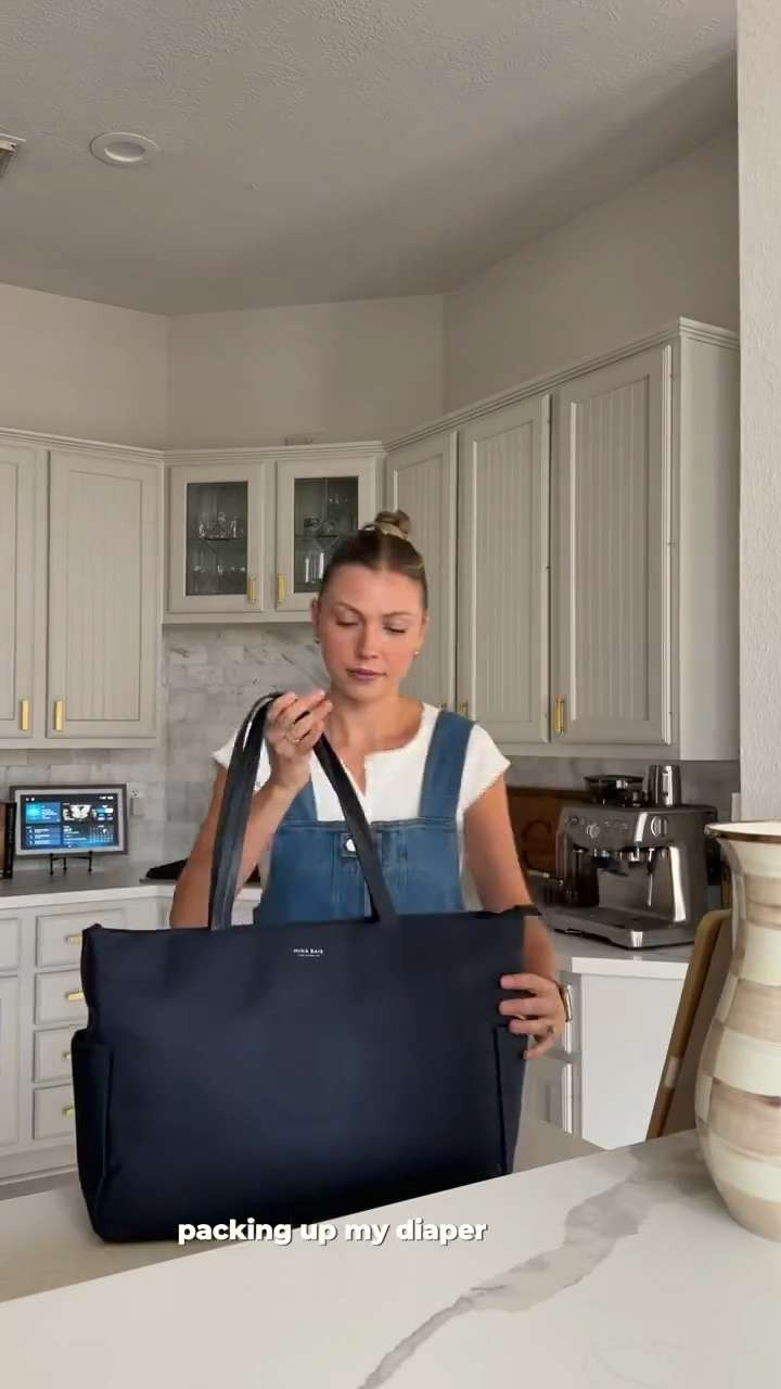 Using my new diaper bag!! 

 #LTKootd #LTKmomlife
