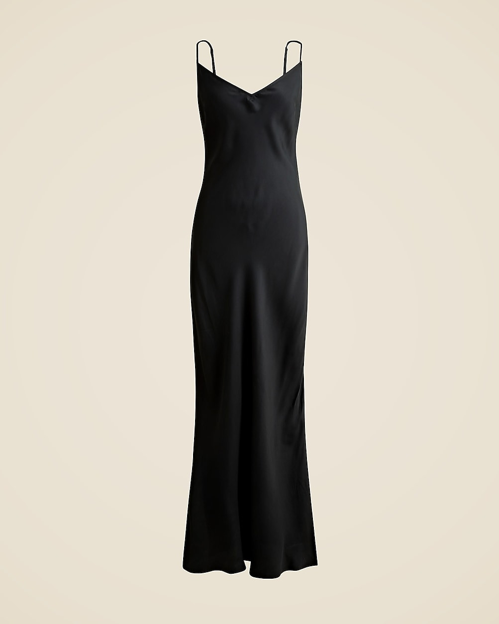 V-neck maxi slip dress in cupro-blend crepe | J. Crew US