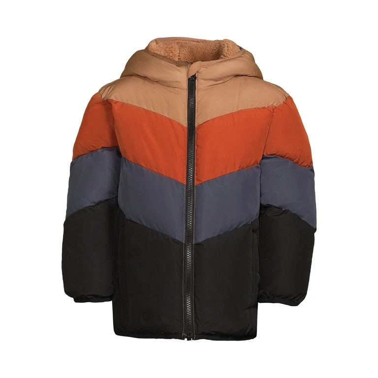 Swiss Tech Baby and Toddler Boys Puffer Jacket with Hood, Sizes 12M-5T - Walmart.com | Walmart (US)