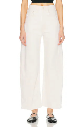 MOTHER The Half Pipe Ankle in Cream | FWRD 