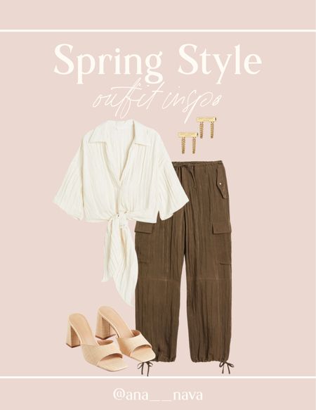 Spring Outfit Inspo ✨
H&M new arrivals, crinkled pants, cropped top, spring heels

#LTKshoecrush #LTKstyletip #LTKunder50