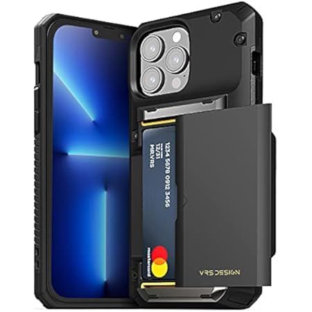 VRS DESIGN Damda Glide Pro, Sturdy Semi Auto Wallet [4 Cards] Case Compatible for iPhone 13 Pro Case | Amazon (US)