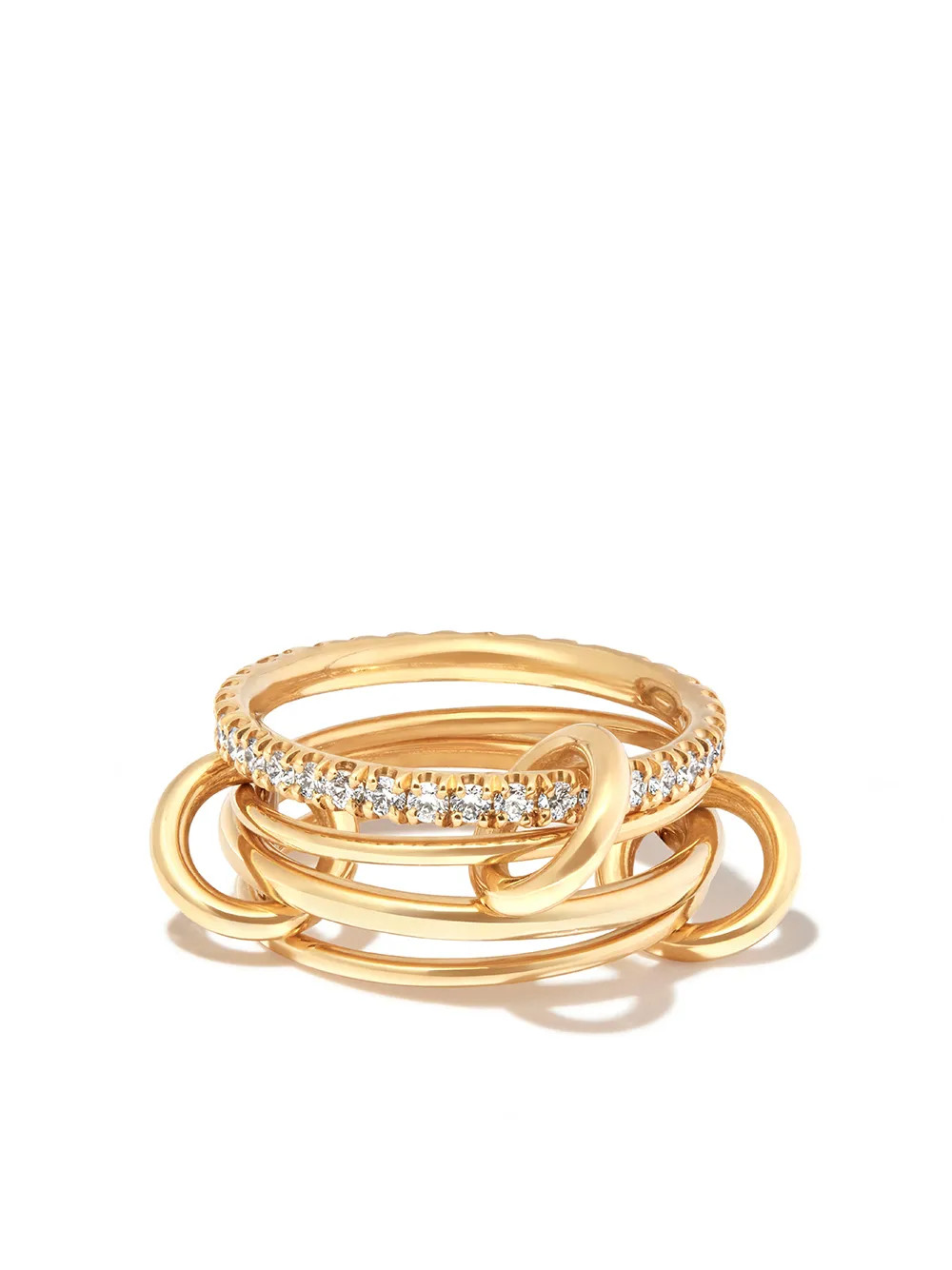 Spinelli Kilcollin 18kt yellow gold Pisces Diamond ring | Farfetch Global