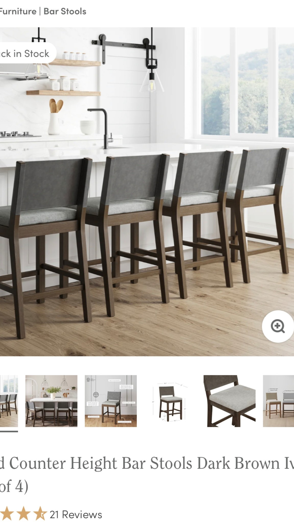 Wood Counter Height Bar Stools Dark Brown Ivory

#LTKFamily #LTKStyleTip #LTKHome