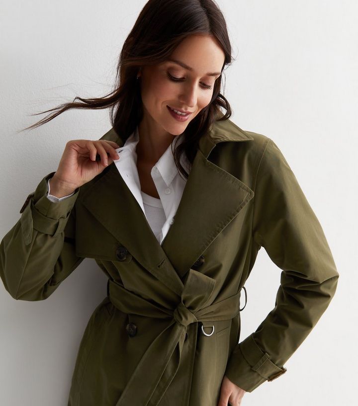 Khaki Belted Trench Coat | New Look | New Look (UK)