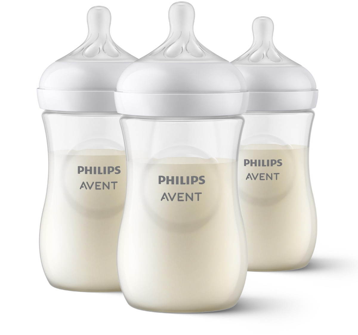 Avent Baby Philips Natural Bottles 3 Piece , 9oz - Clear | Macy's