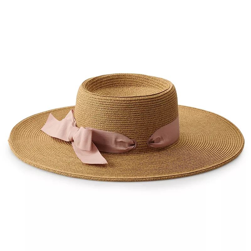 Women's LC Lauren Conrad Telescope Floppy Brim Hat, White | Kohl's