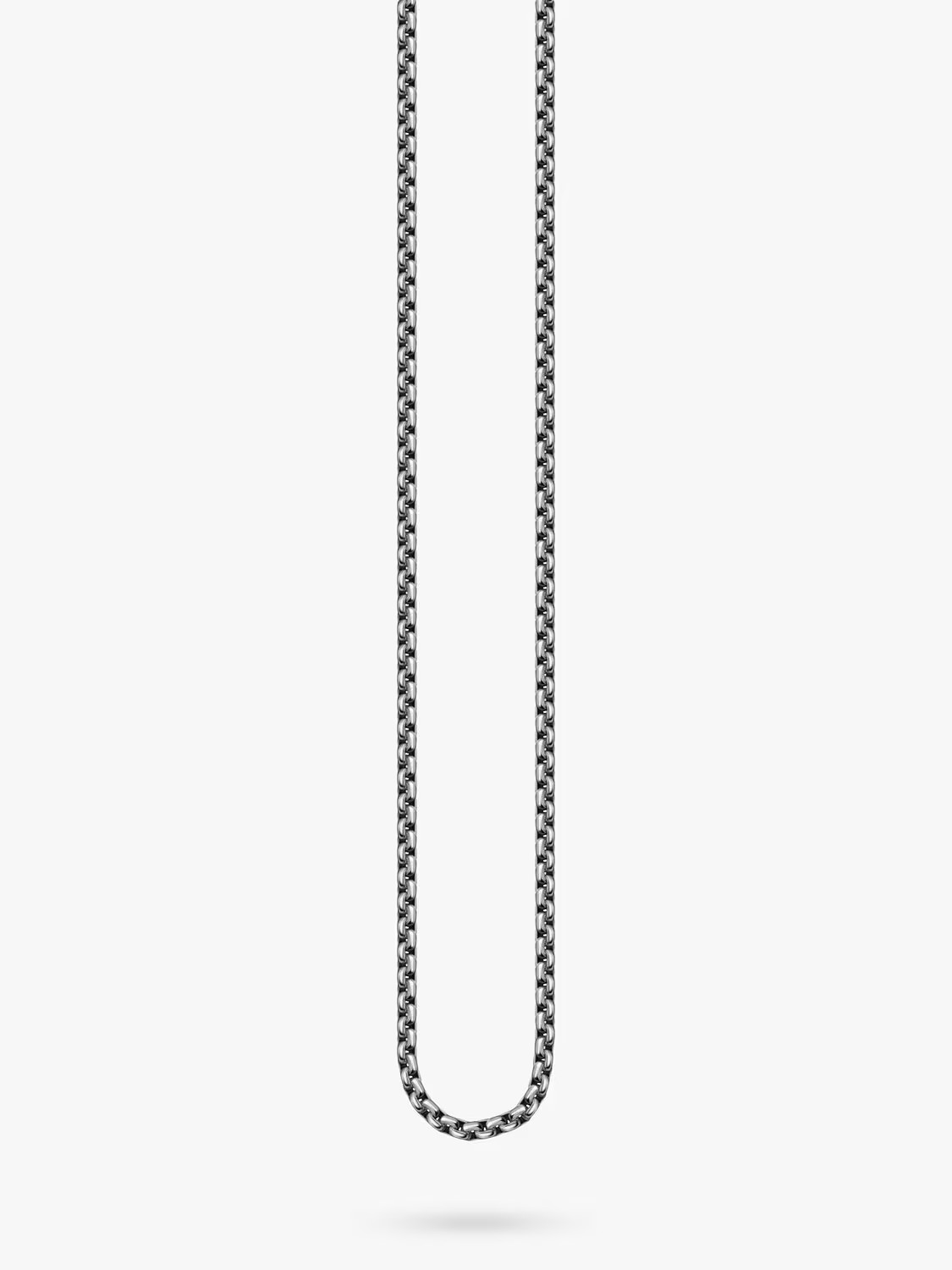 THOMAS SABOMen's Venetian Chain Necklace, Silver | John Lewis (UK)