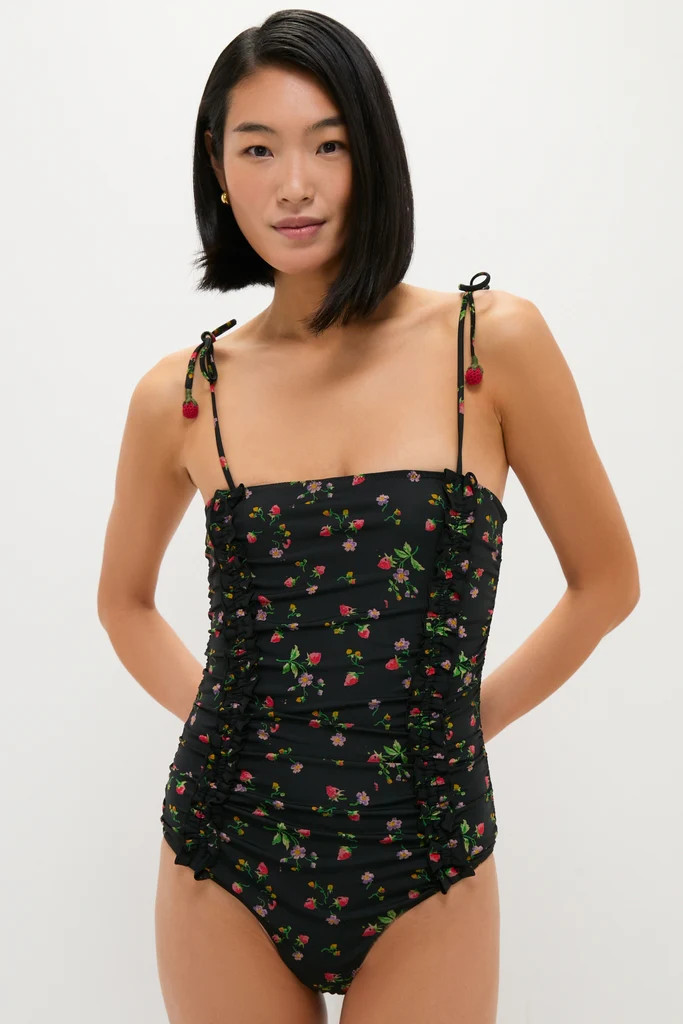 Multi Katarina Print Tie Strap One Piece | Tuckernuck (US)