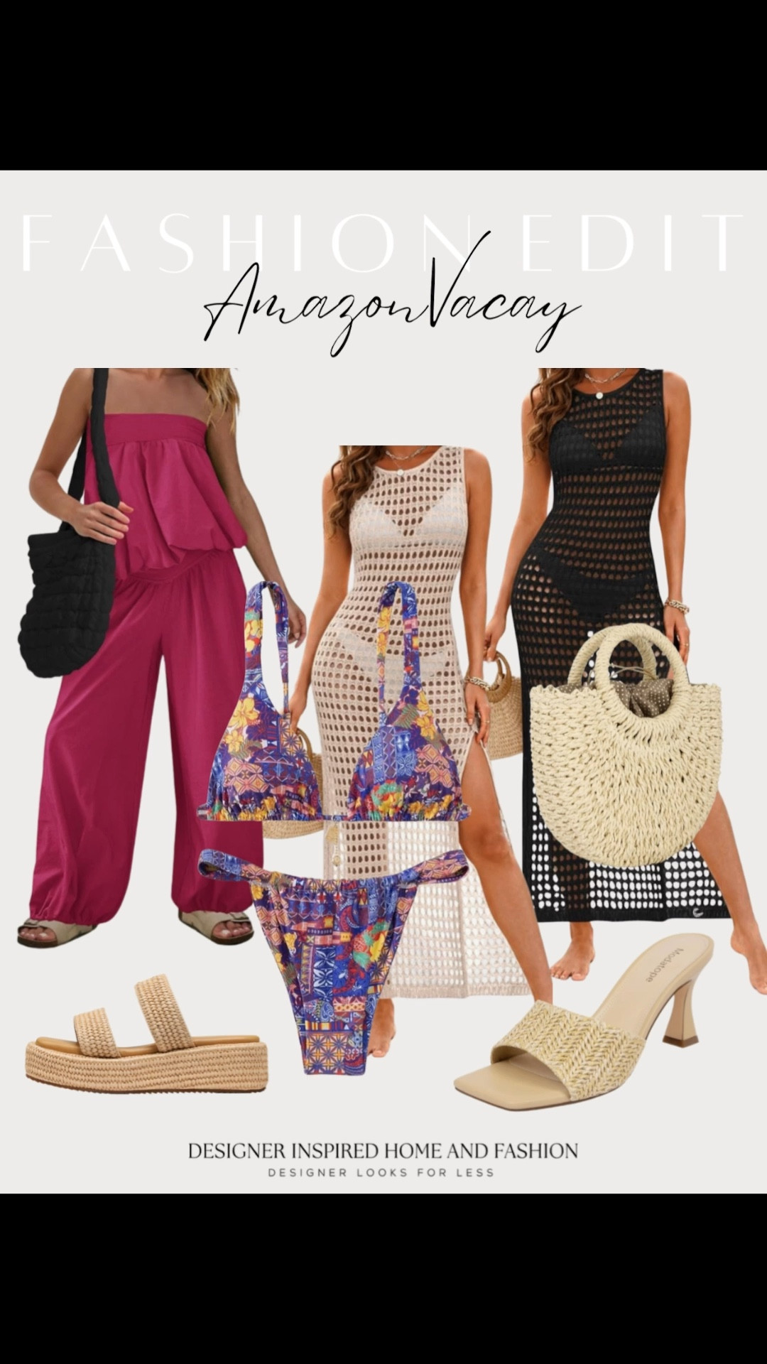 Amazon vacay fashion finds! 

#LTKTravel #LTKOver40 #LTKSwim