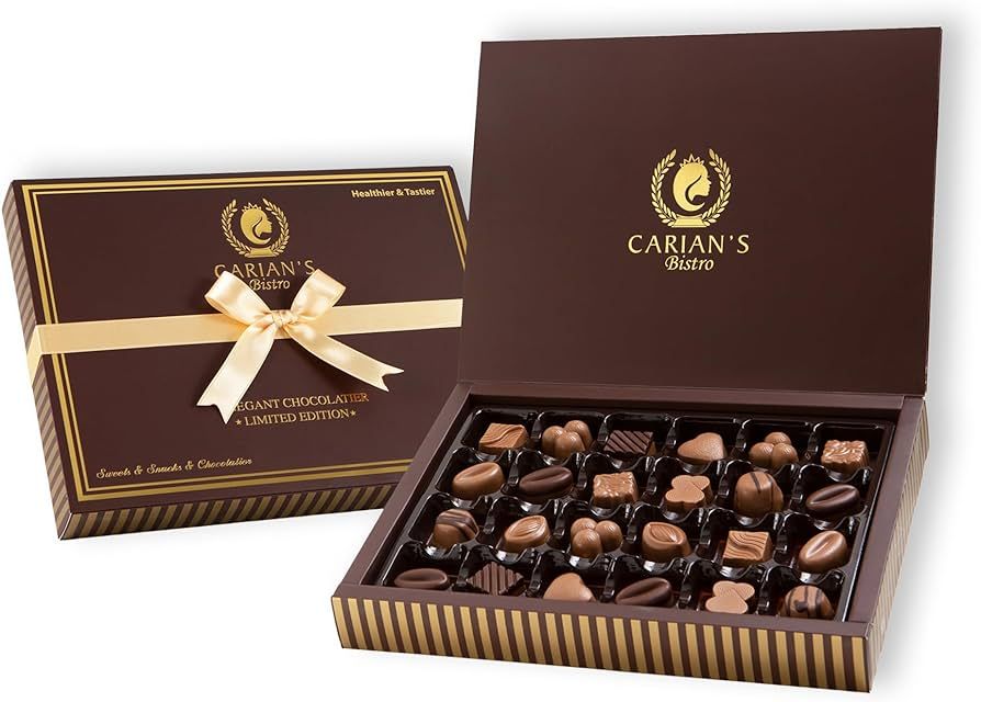 CARIANS Mother's Day Chocolate Gift Box, Box of Candy, Assorted Luxury Premium Pralines Gourmet C... | Amazon (US)