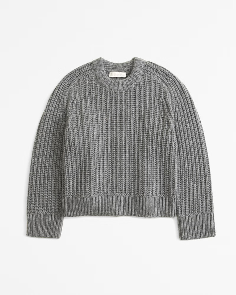 The A&F Madeline Wool-Blend Crew Sweater | Abercrombie & Fitch (US)