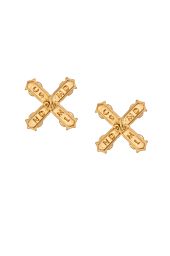 PETITE FRENCH KISS EARRINGS GOLD | French Kande (US)