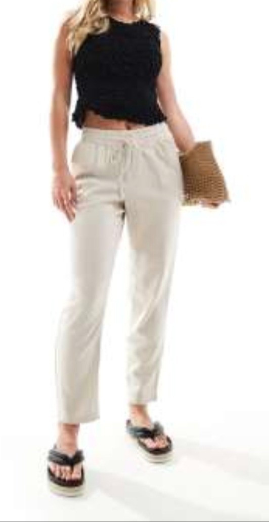 Petite linen cropped trousers

#LTKMidsize #LTKPetite