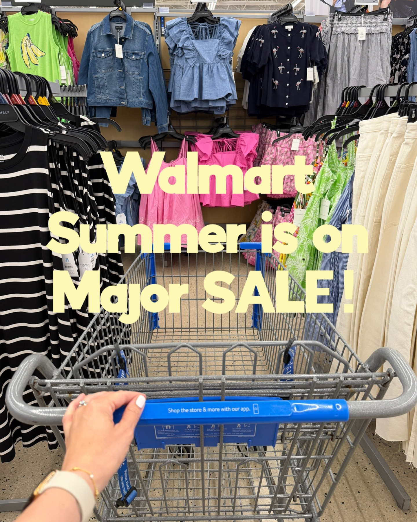 Walmart just marked down the Free Assembly summer collection (the second drop) with all the fun prints on skirts, dresses as well as tops, some denim and my favorite chambray dress! I bet in store clearance will be even better! #walmartfashion

#LTKSaleAlert