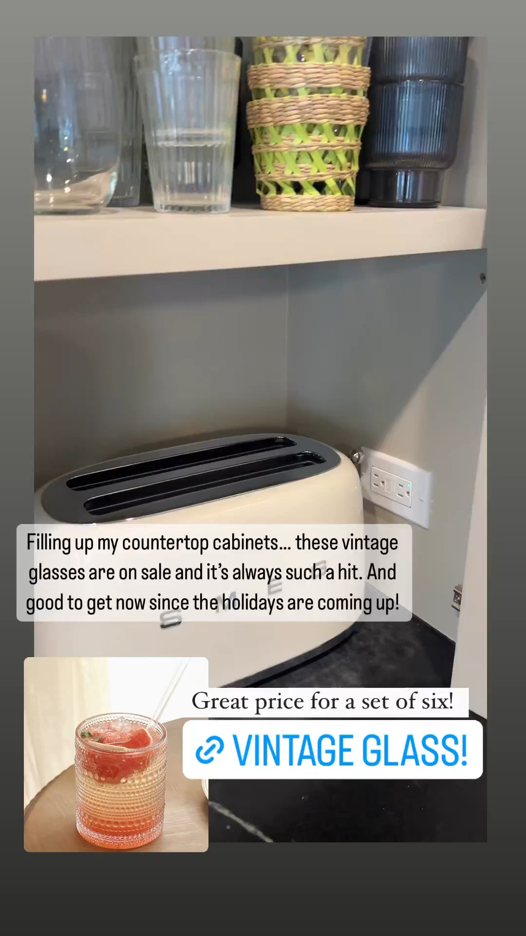 These are my absolute favorite glasses of time. I use them when serving guest all the time, for some reason they’re like my go to glass. They have the perfect weight to them and they feel very expensive!!!

Click down below to purchase them🤎

Oh and don’t forget to comeback and comment about your thoughts on them

#diningset #kitchenideas #glassware #fallhomedecor #amazonfind

#LTKsalealert #LTKfindsunder50 #LTKhome