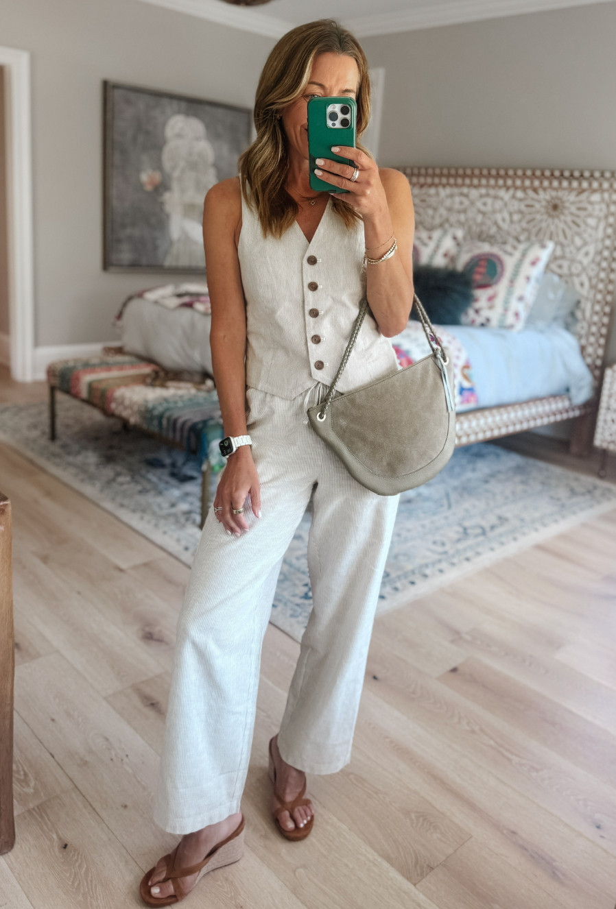 A chic summer look.... all on sale!! 

 #LTKgrwm #LTKootd #LTKmomlife