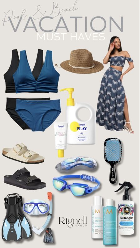Here are some of my #favorite #Beach and #Pool must haves for those of you who are about to head on #vacation this #Spring #break! All the #links are below! #springbreak #musthaves #summer #bathingsuits #sunscreen #summerhat #styleinspo 

#LTKswim #LTKtravel #LTKstyletip